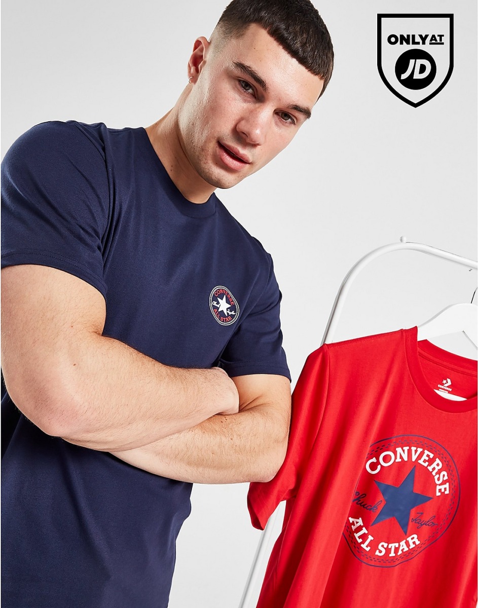 Converse Blue Men T-Shirt JD Sports GOOFASH