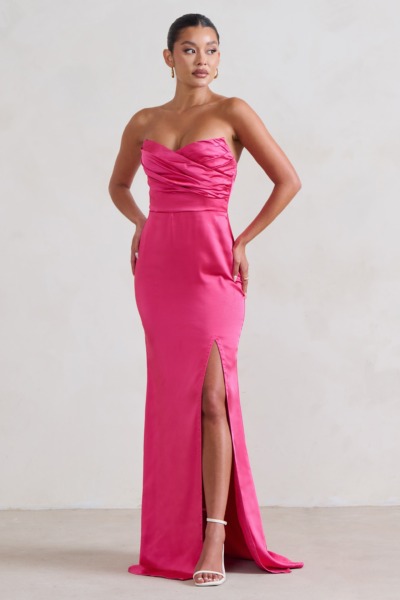 Coral Maxi Dress for Women from Club L London GOOFASH
