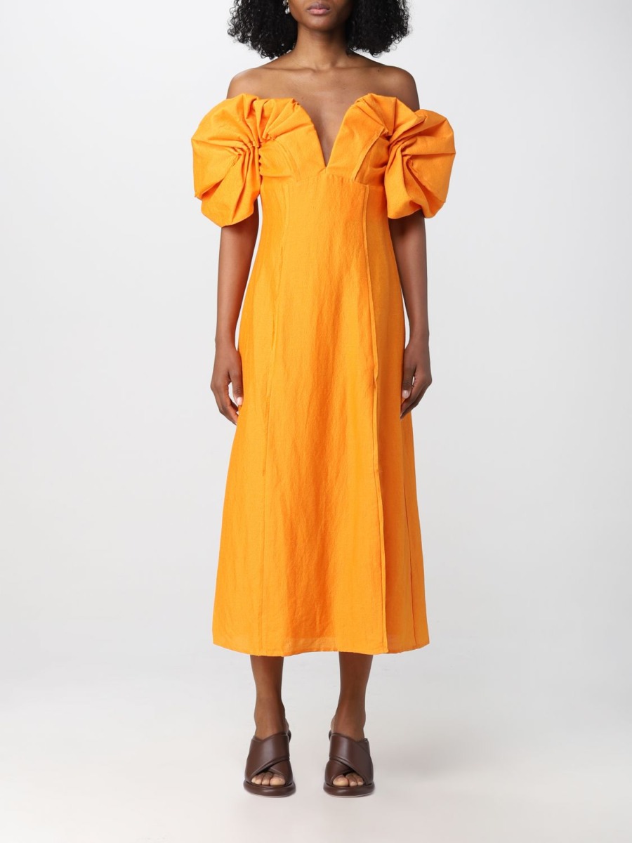 Cult Gaia - Women's Dress - Orange - Giglio GOOFASH