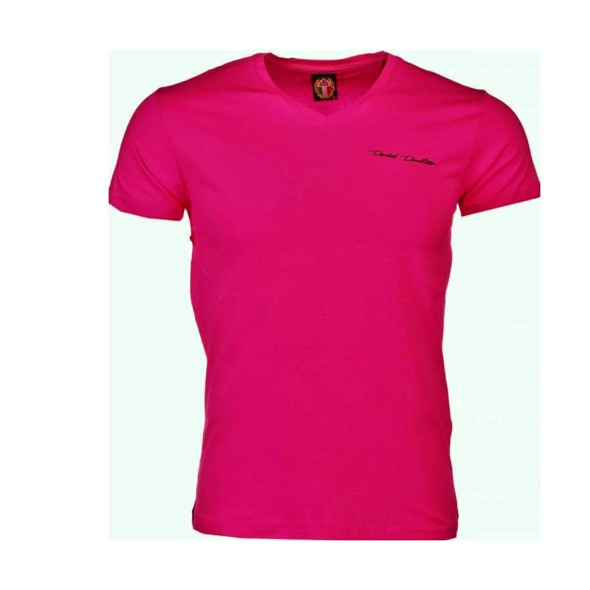 David Copper Gents T-Shirt in Pink at Spartoo GOOFASH
