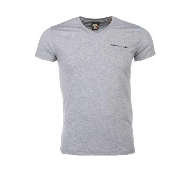 David Copper - Men's T-Shirt Grey from Spartoo GOOFASH