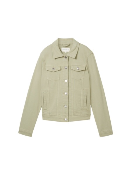 Denim Jacket Green for Woman from Tom Tailor GOOFASH
