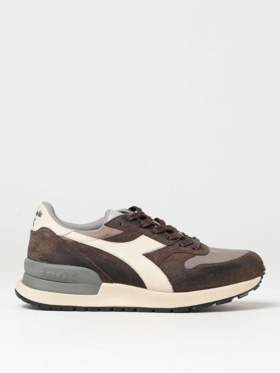 Diadora Heritage Men's Trainers Brown by Giglio GOOFASH