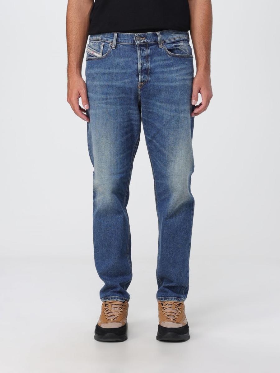 Diesel - Trousers Blue from Giglio GOOFASH