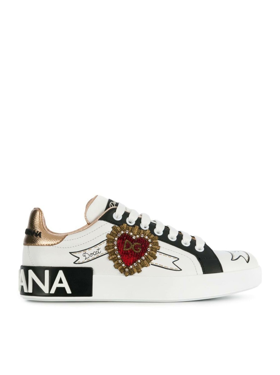 Dolce & Gabbana - Lady White Sneakers from Suitnegozi GOOFASH