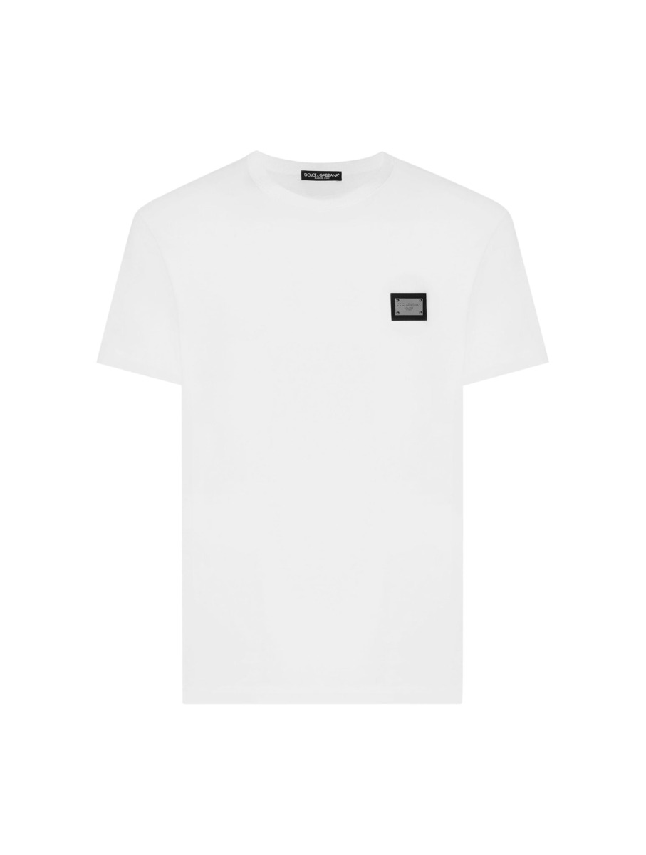 Dolce & Gabbana - Man T-Shirt in White by Suitnegozi GOOFASH