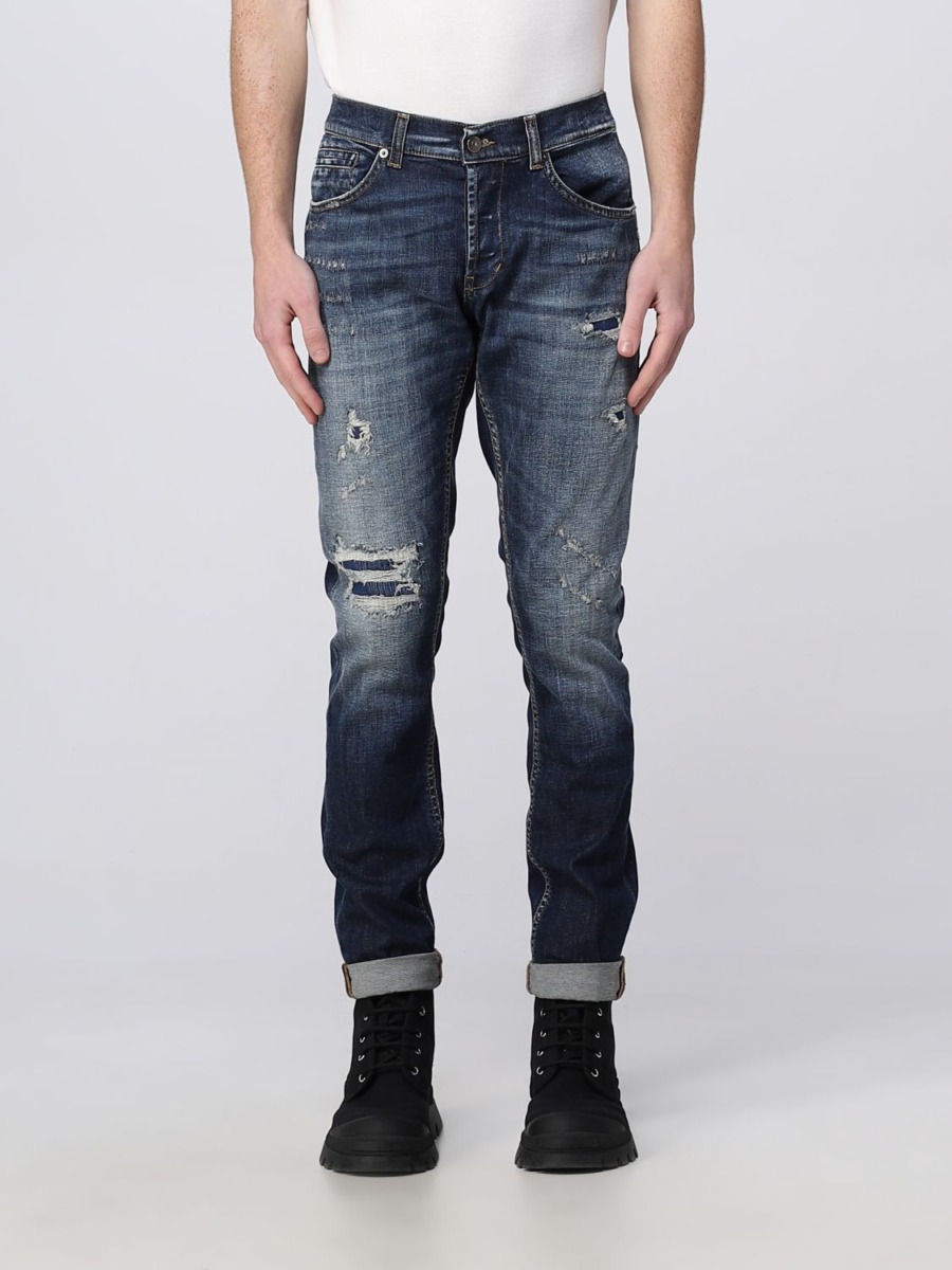 Dondup - Gents Blue Jeans by Giglio GOOFASH
