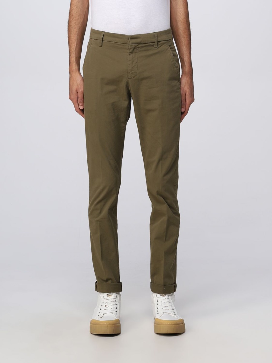Dondup - Men's Trousers in Green at Giglio GOOFASH