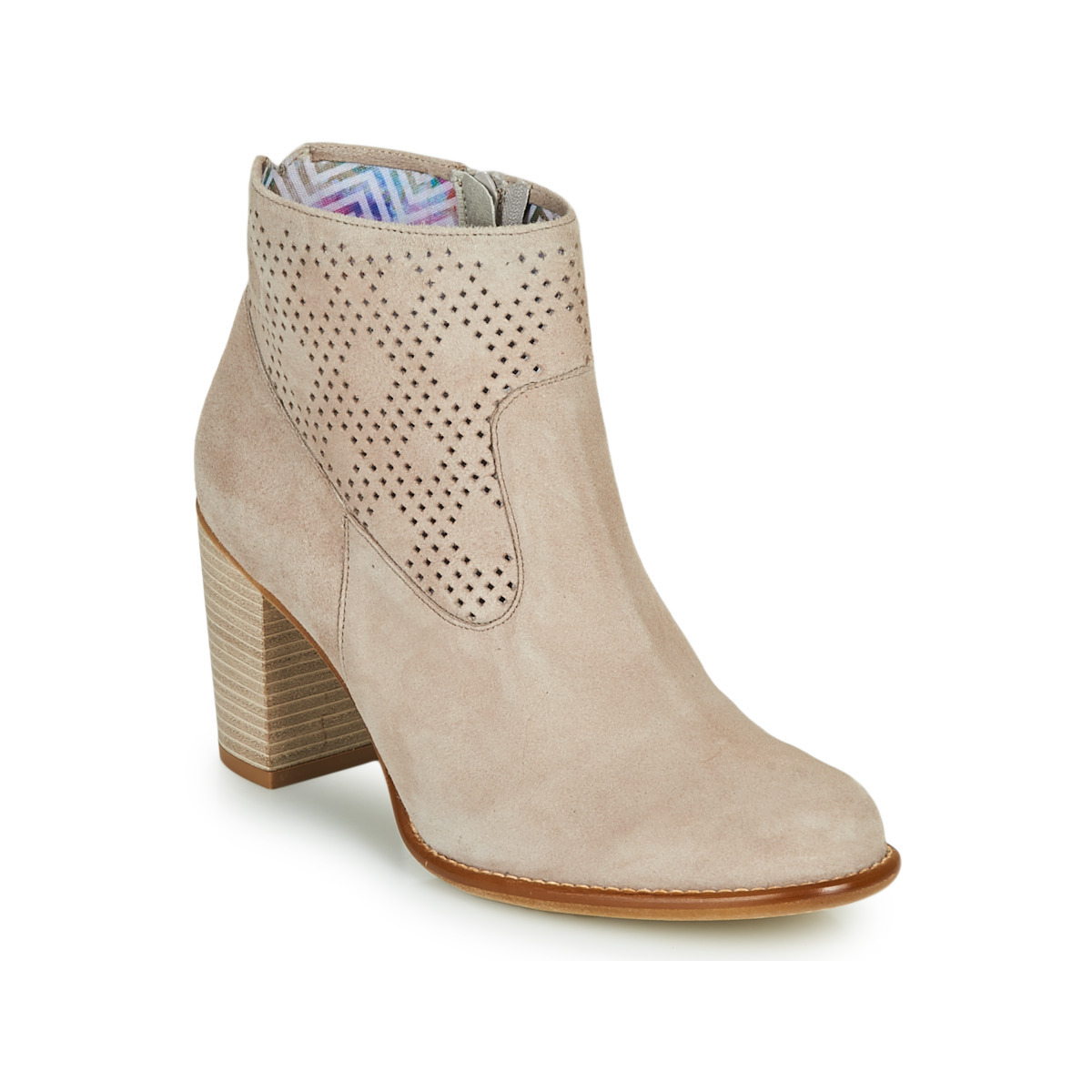 Dorking - Ankle Boots Beige from Spartoo GOOFASH