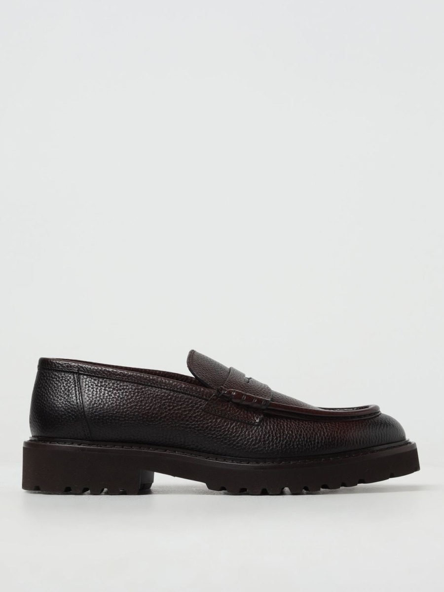 Doucal's Brown Loafers Giglio Man GOOFASH