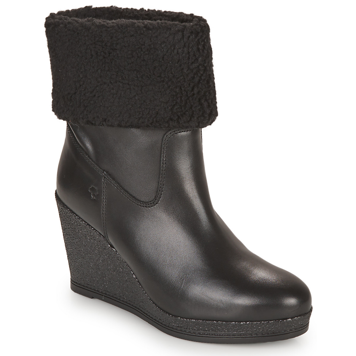 Dream In Green - Woman Ankle Boots Black - Spartoo GOOFASH