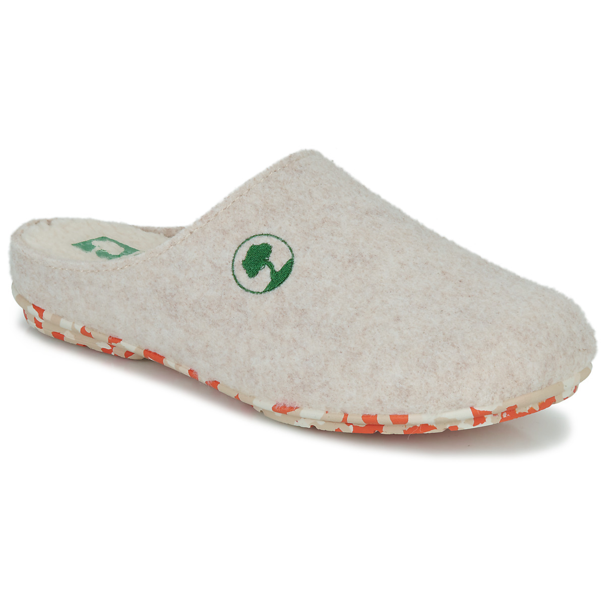 Dream In Green Womens Beige Slippers at Spartoo GOOFASH