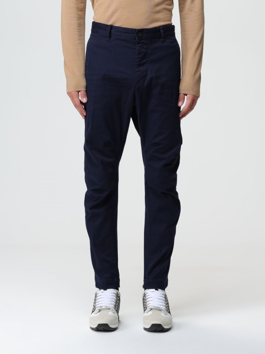 Dsquared2 - Gent Blue Trousers from Giglio GOOFASH
