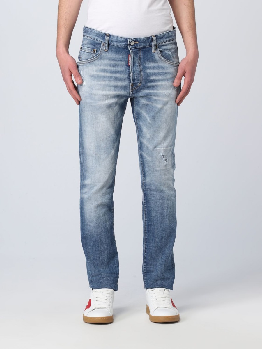 Dsquared2 Gents Blue Jeans from Giglio GOOFASH