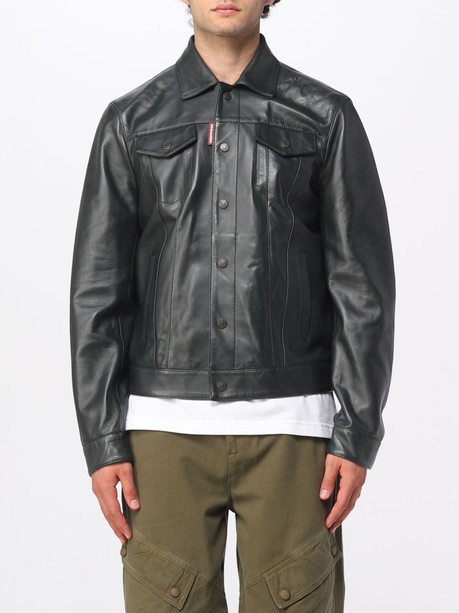 Dsquared2 - Gents Jacket - Green - Giglio GOOFASH