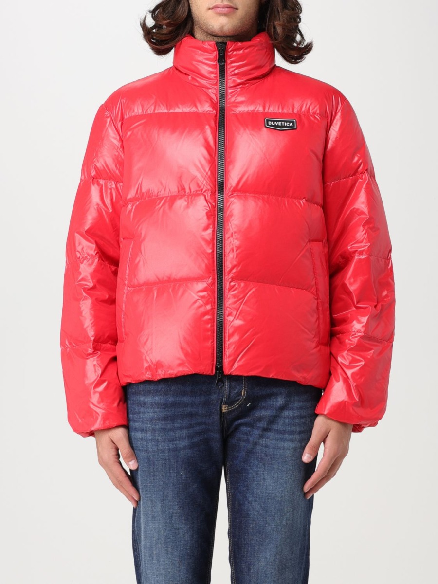 Duvetica Men's Jacket in Red - Giglio GOOFASH