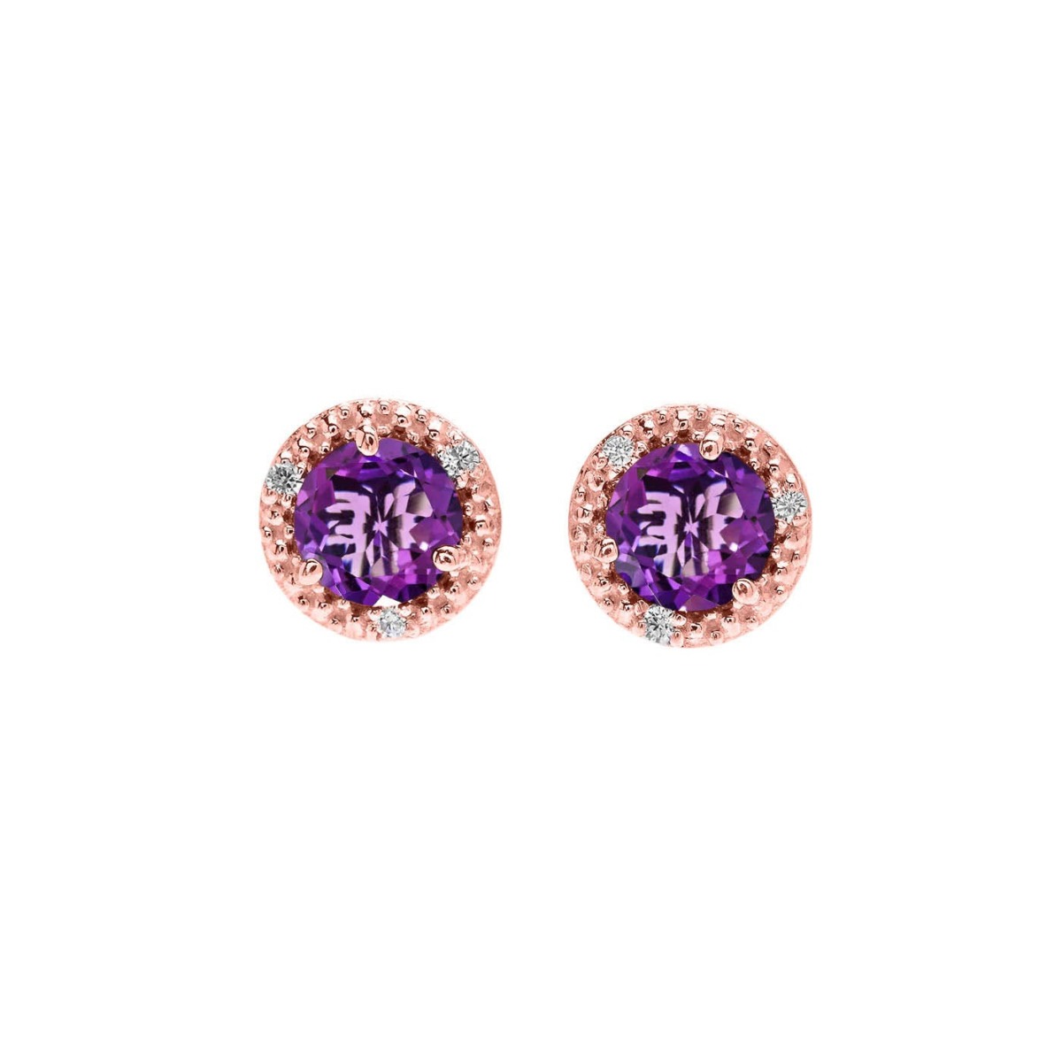 Earrings in Rose - Gold Boutique Man GOOFASH
