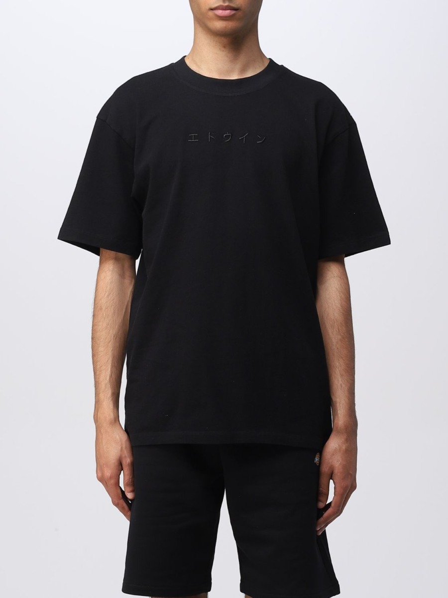 Edwin Gents Black T-Shirt from Giglio GOOFASH