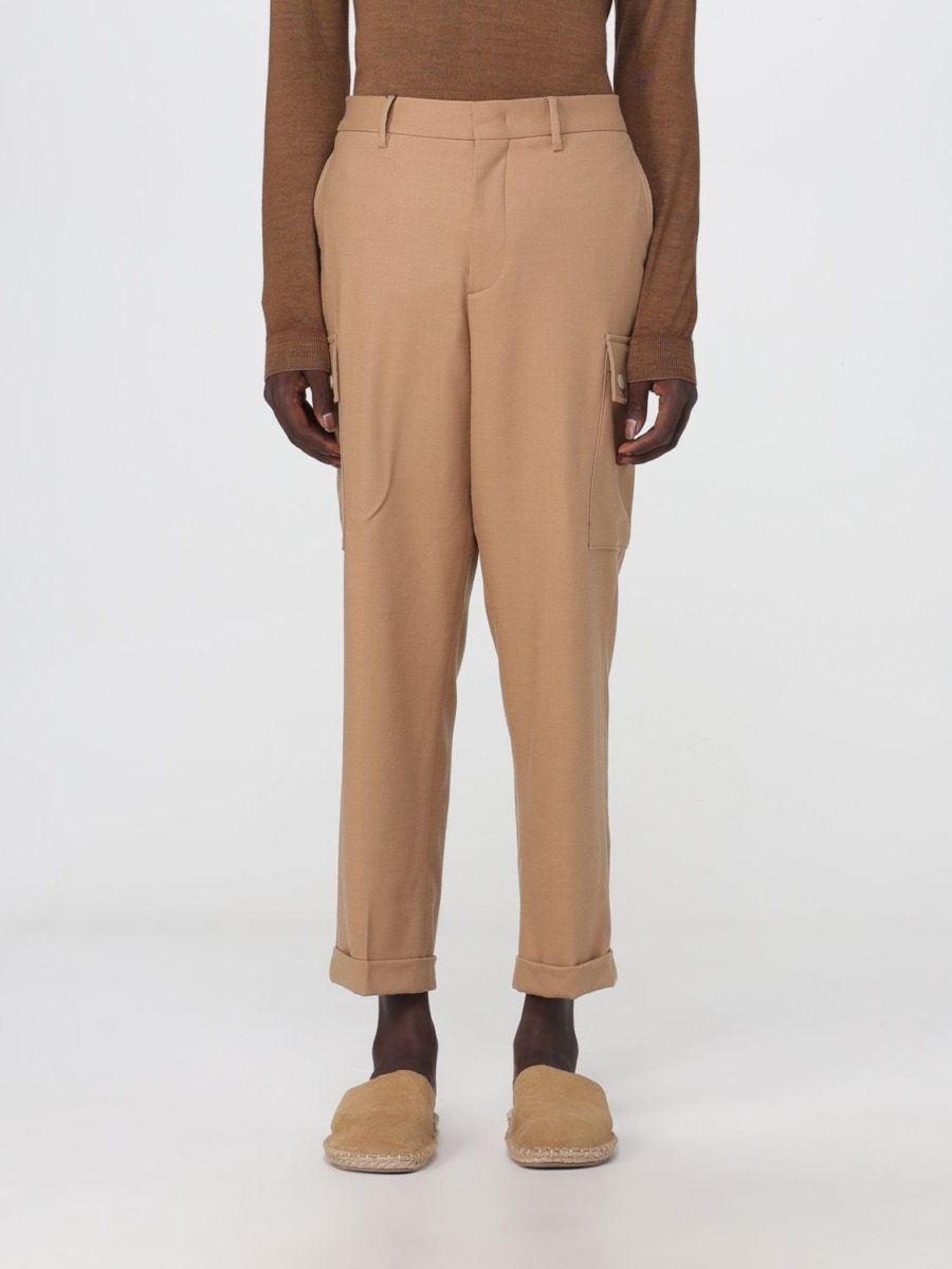 Etro Gent Trousers Beige from Giglio GOOFASH