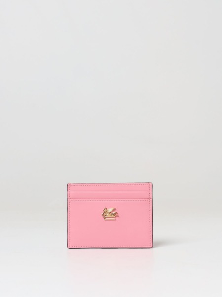 Etro Wallet Pink - Giglio GOOFASH