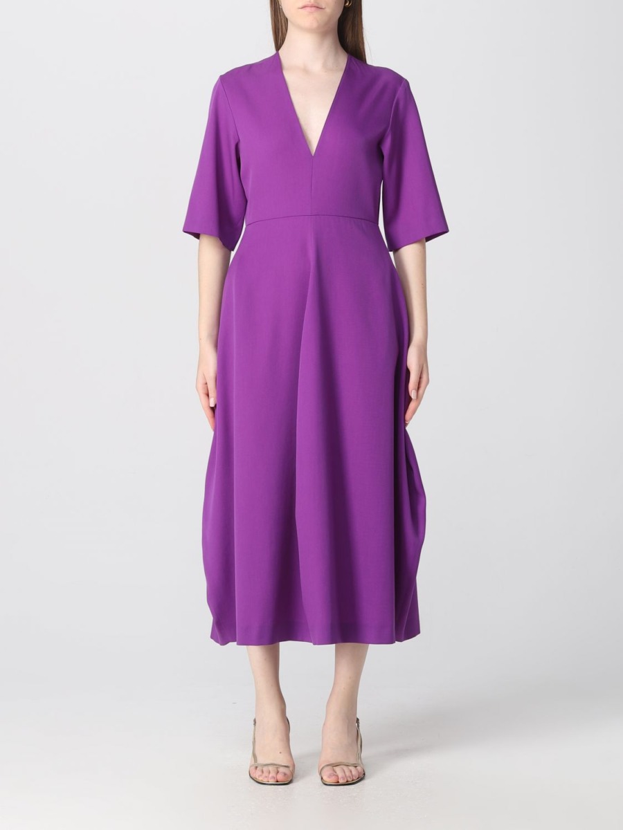 Fabiana Filippi - Purple Dress by Giglio GOOFASH