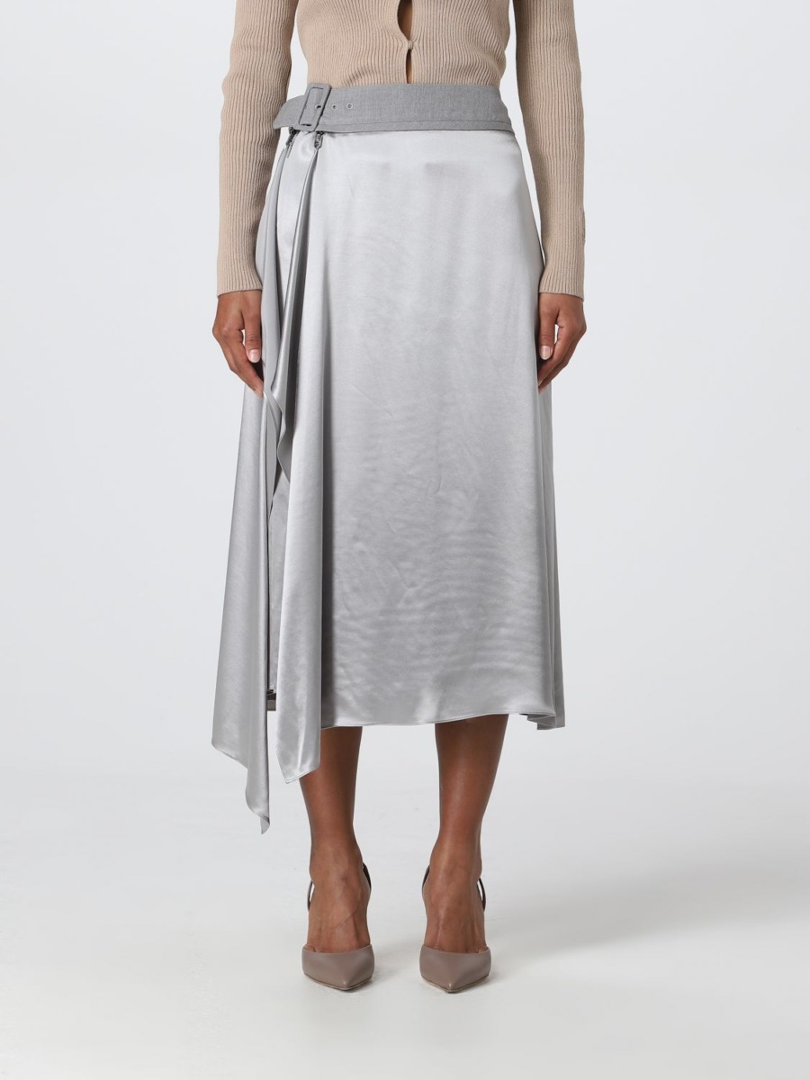 Fendi Womens Grey Skirt at Giglio GOOFASH