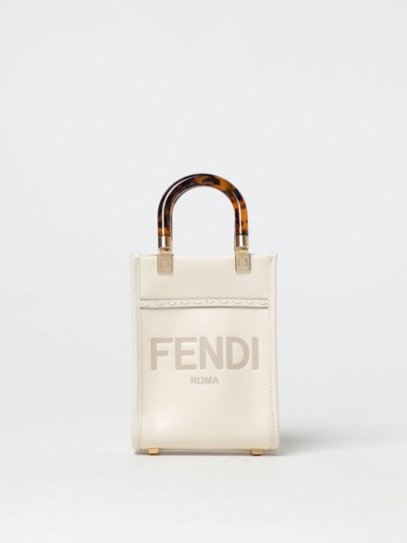 Fendi Women's Mini Bag White Giglio GOOFASH