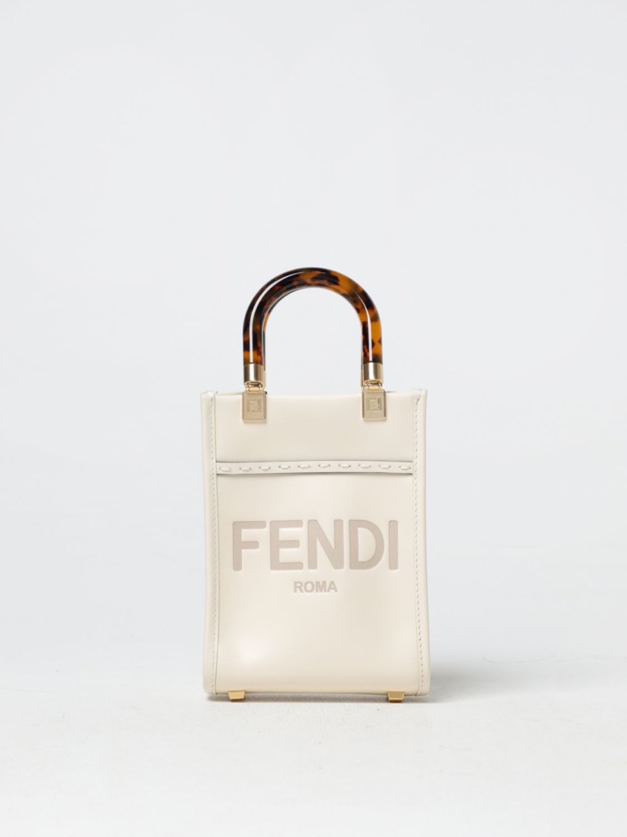 Fendi Women's Mini Bag White Giglio GOOFASH
