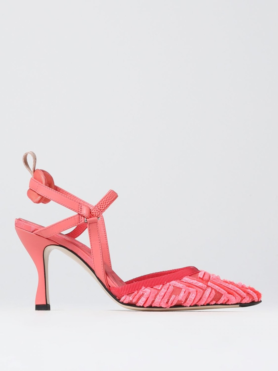 Fendi Womens Pink High Heels from Giglio GOOFASH