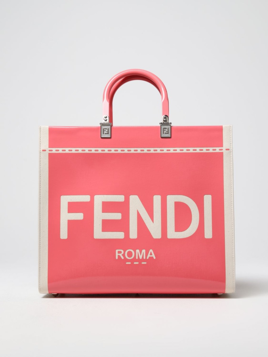 Fendi Women's Pink Tote Bag at Giglio GOOFASH