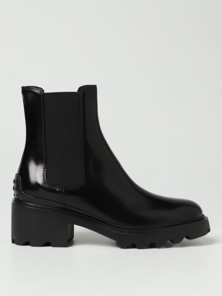 Flat Boots in Black Tods Woman - Giglio GOOFASH