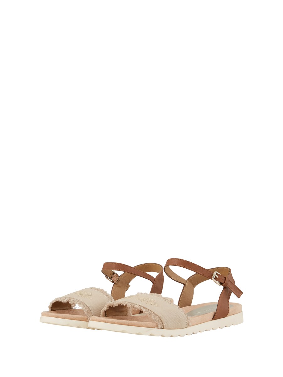 Flat Sandals Beige for Woman from Tom Tailor GOOFASH