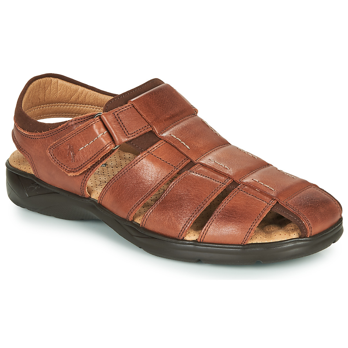 Fluchos - Man Sandals in Brown by Spartoo GOOFASH