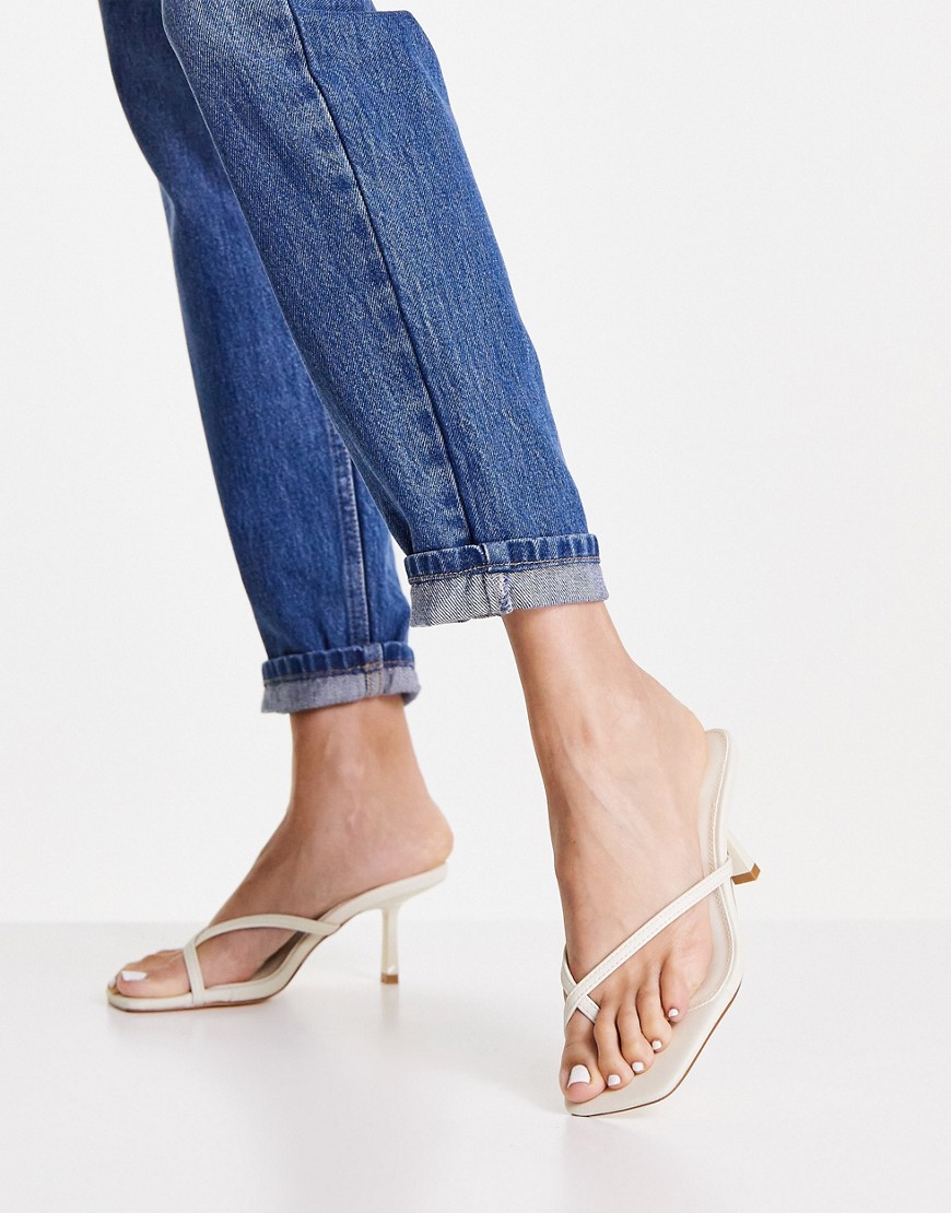 Forever New Lady High Heels in White from Asos GOOFASH
