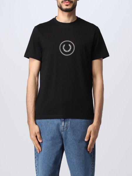 Fred Perry - Black T-Shirt - Giglio - Men GOOFASH