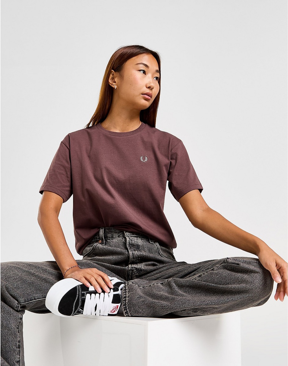 Fred Perry - Brown Lady T-Shirt JD Sports GOOFASH