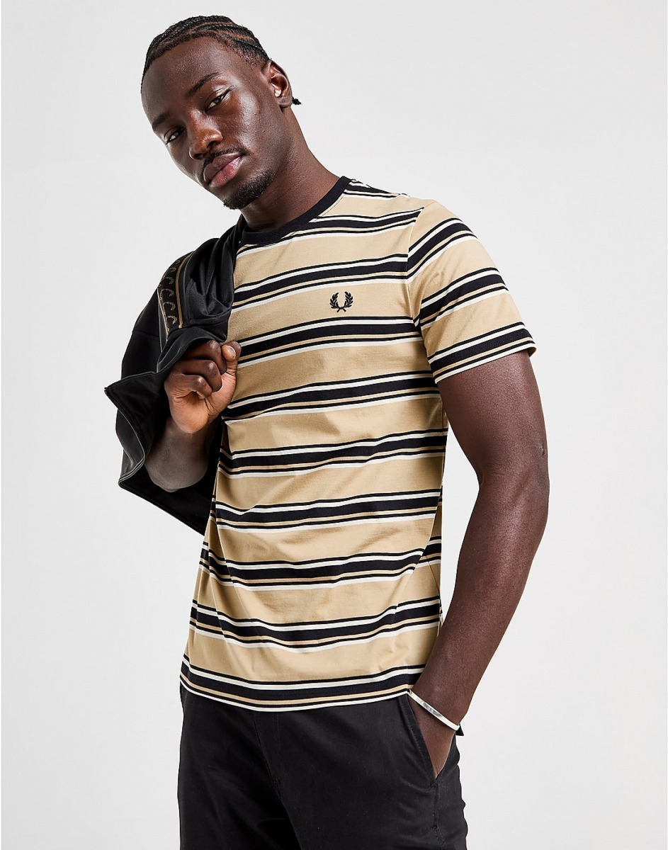 Fred Perry Gent T-Shirt Brown JD Sports GOOFASH