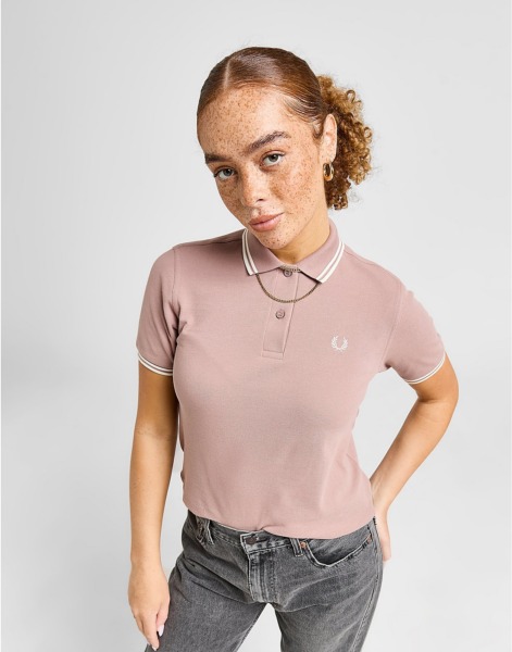 Fred Perry - Lady T-Shirt Pink JD Sports GOOFASH