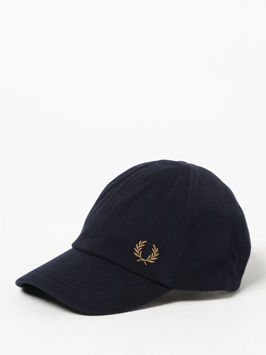 Fred Perry Men's Blue Hat at Giglio GOOFASH