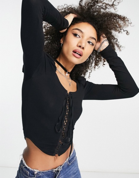 Free People - Top in Black for Woman from Asos GOOFASH