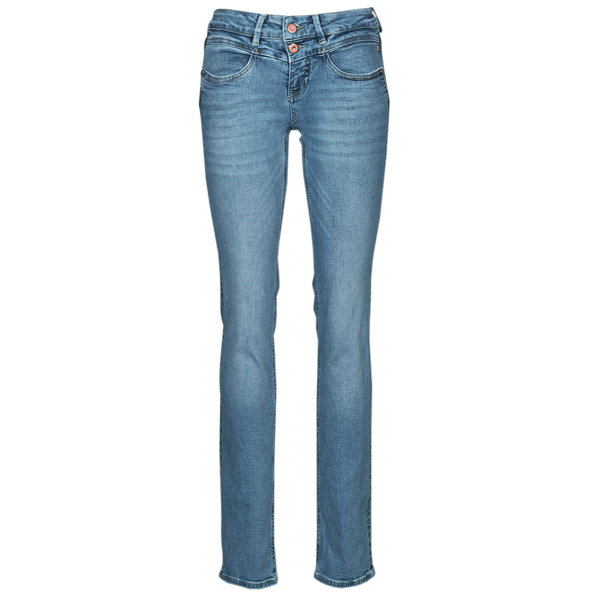 Freeman T Porter Woman Jeans in Blue Spartoo GOOFASH