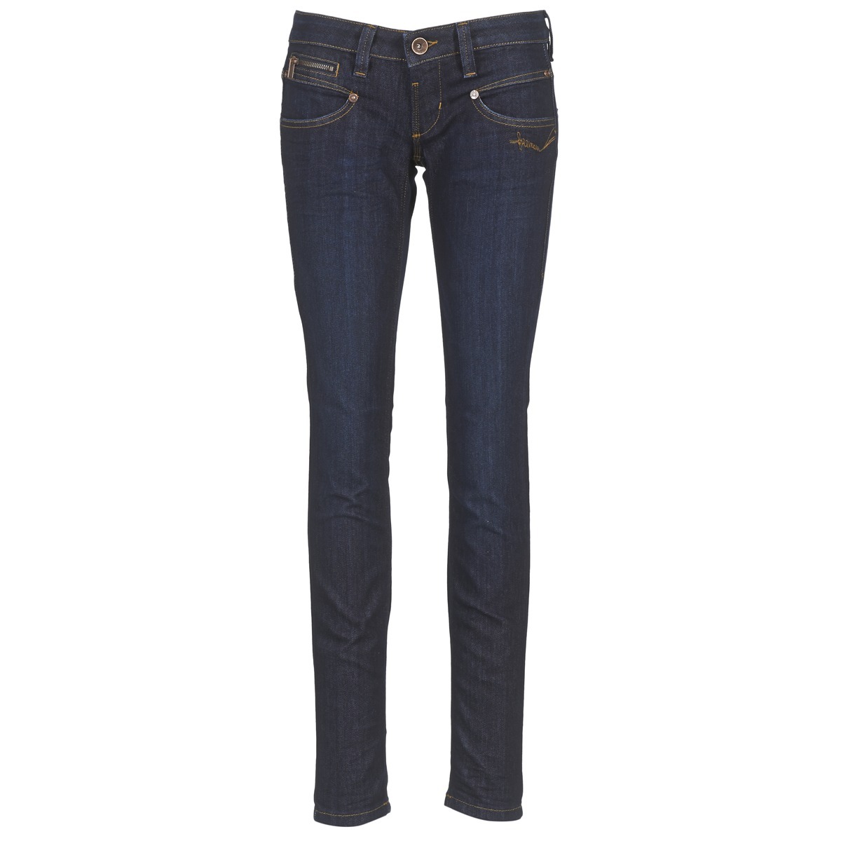 Freeman T Porter - Woman Skinny Jeans in Blue - Spartoo GOOFASH