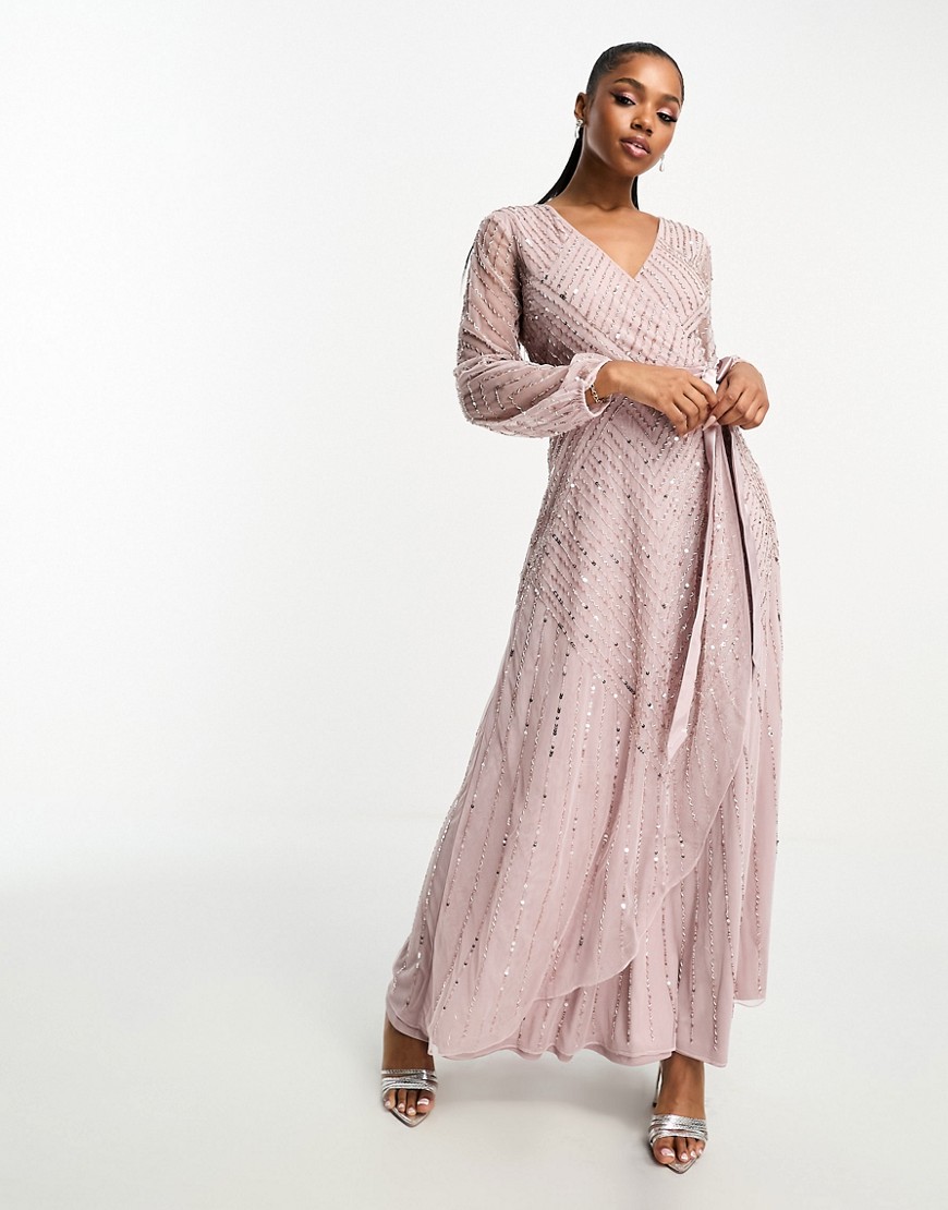 Frock and Frill Women Pink Maxi Dress by Asos GOOFASH