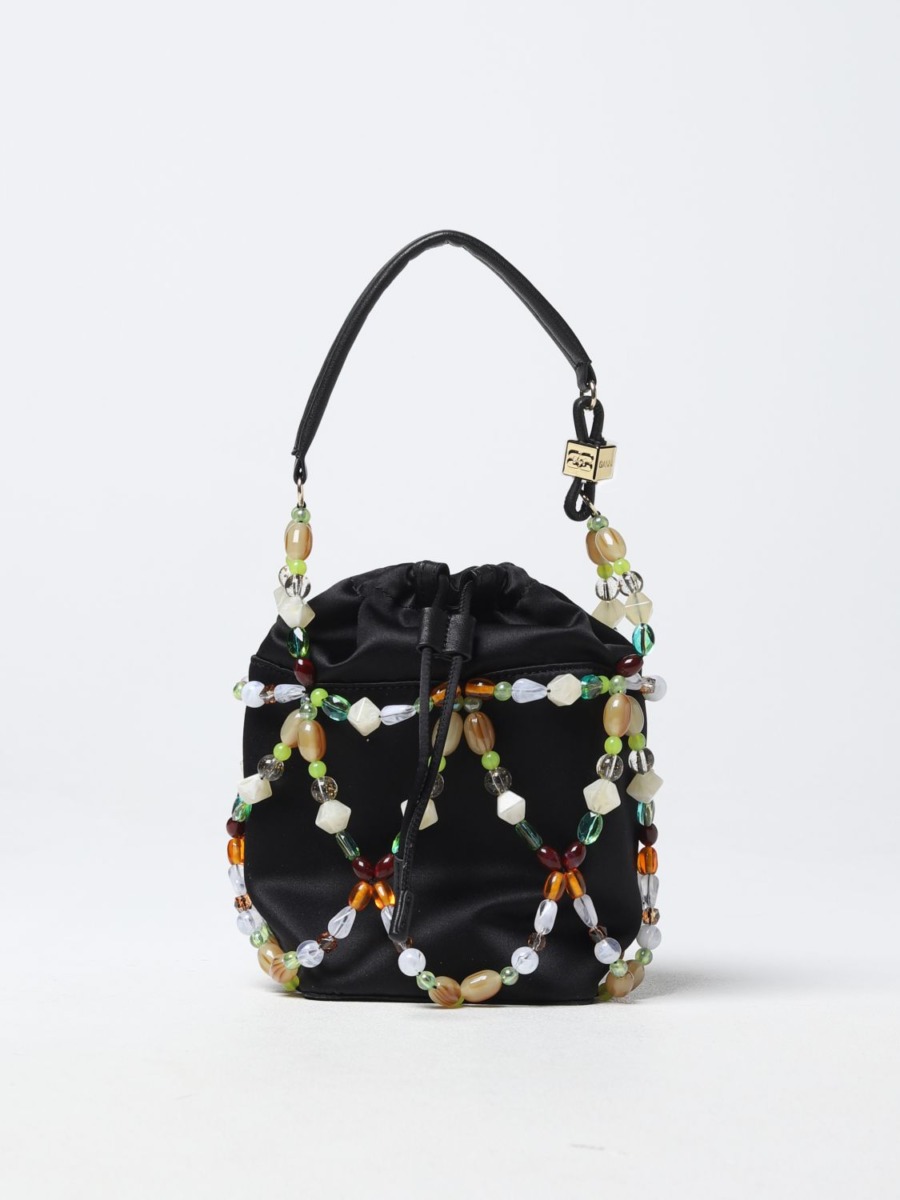 Ganni Black Mini Bag for Women by Giglio GOOFASH