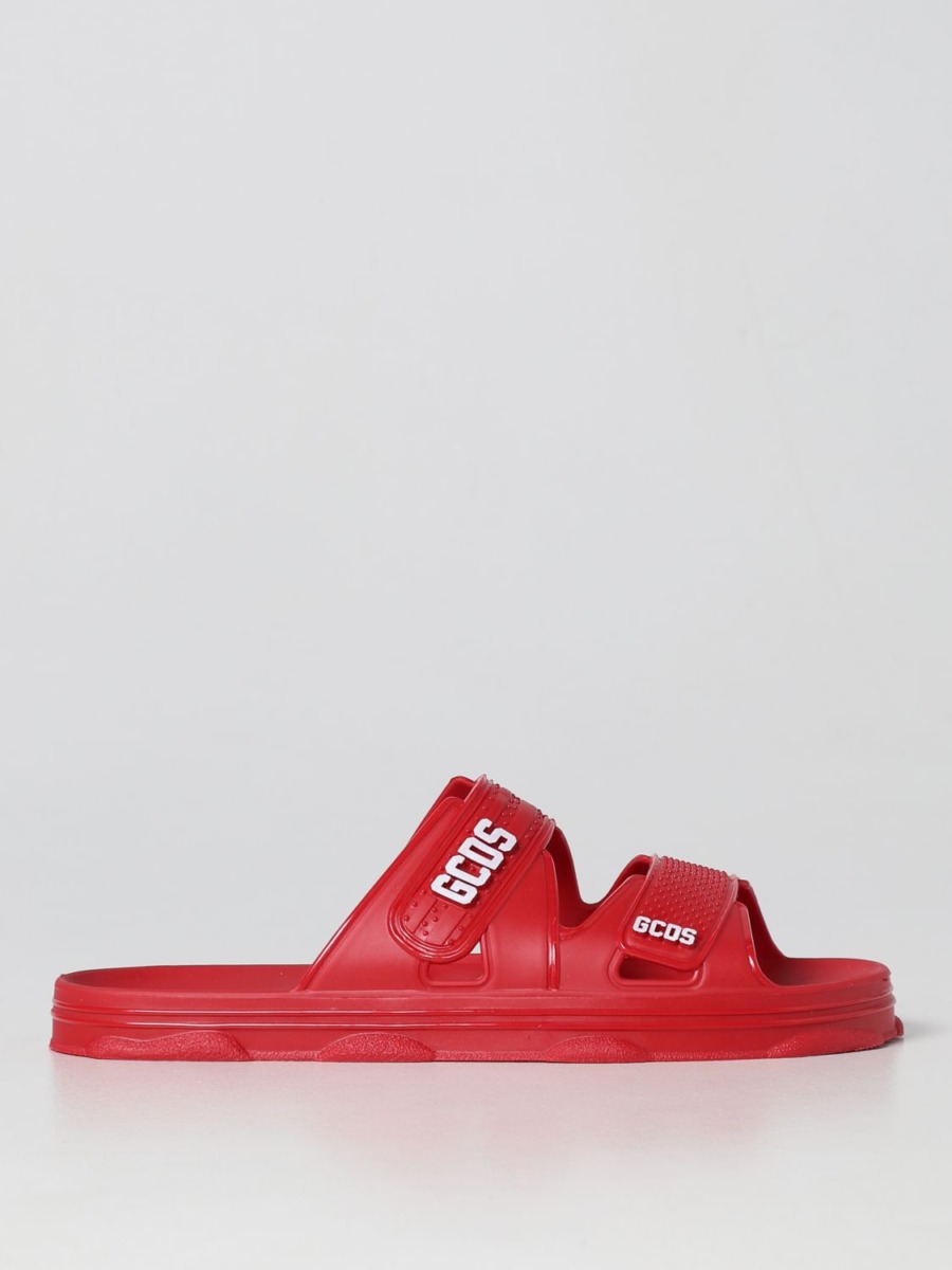 Gcds - Flat Sandals in Red for Women at Giglio GOOFASH