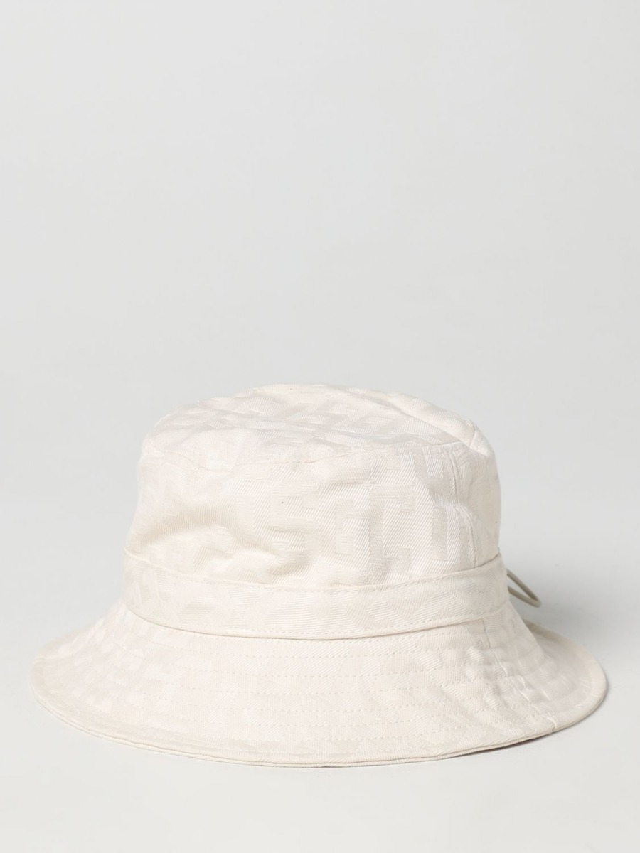 Gcds Men's White Hat at Giglio GOOFASH