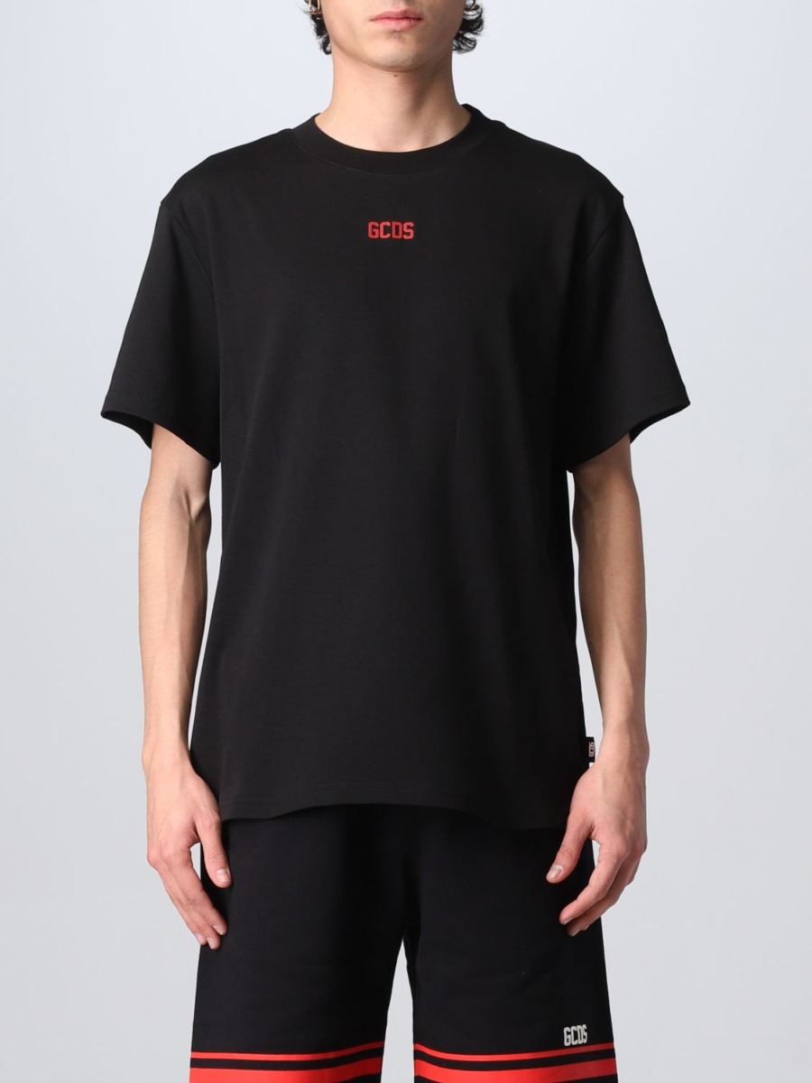 Gcds - T-Shirt in Black for Man from Giglio GOOFASH