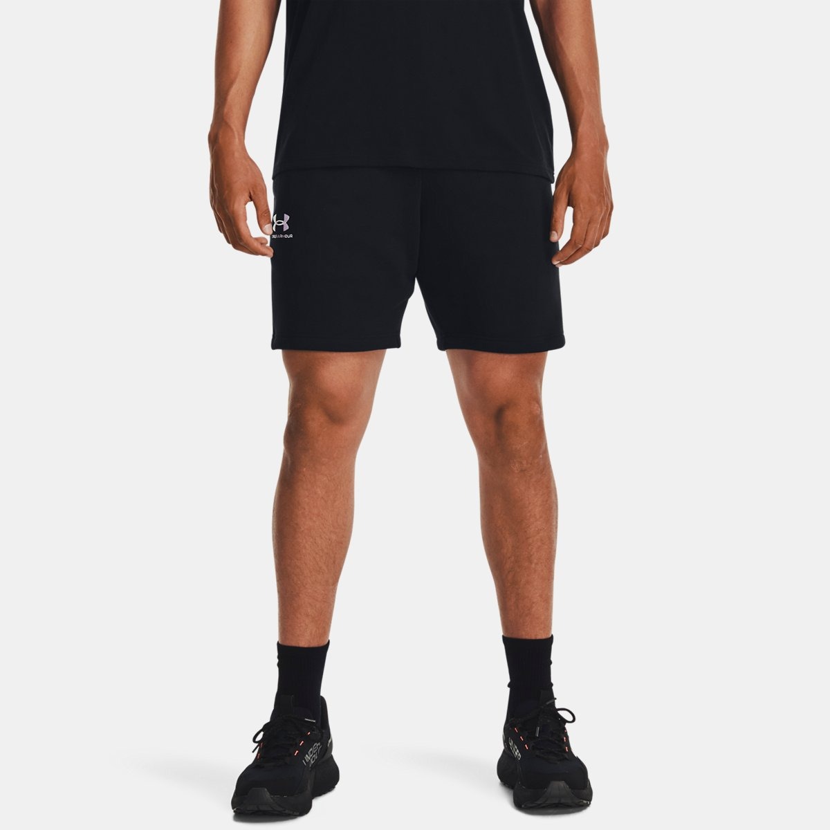 Gent Black Shorts Under Armour GOOFASH