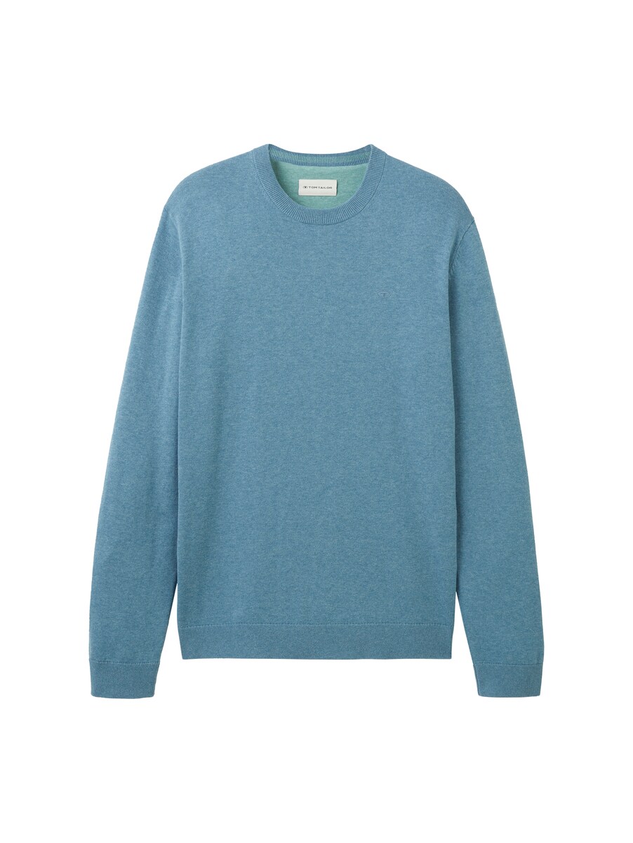 Gent Blue Knitted Sweater - Tom Tailor GOOFASH