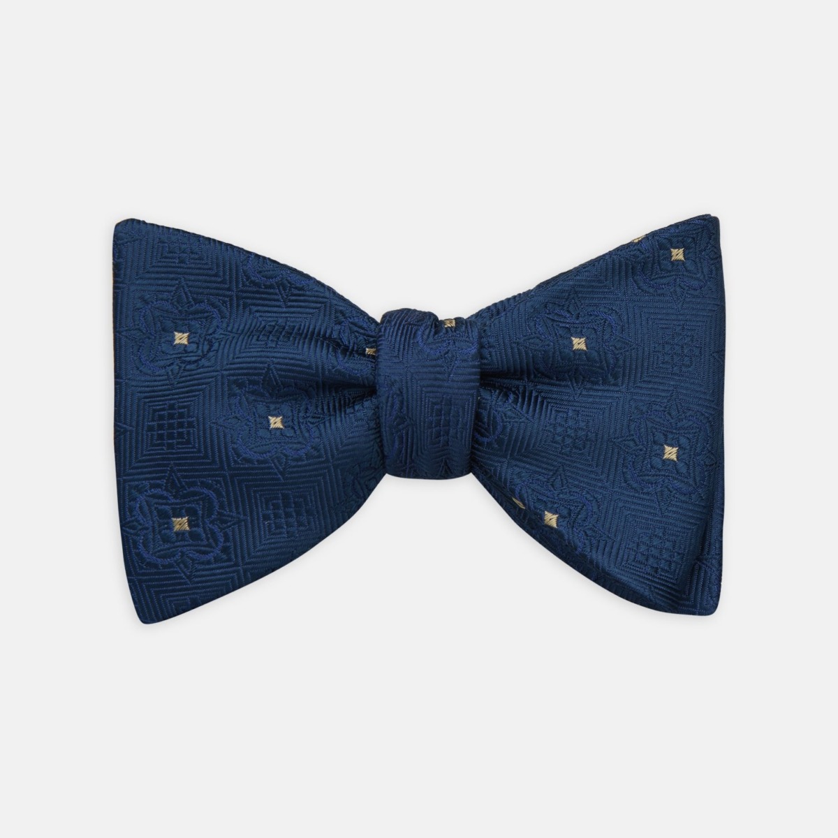 Gent Bow Tie in Blue Turnbull And Asser Turnbull & Asser GOOFASH